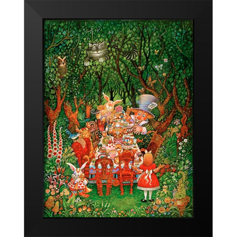 38 Black Modern Wood Framed Art Print by Bell, Bill
