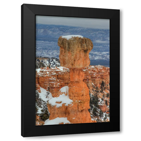 A Pillar Of Strength Black Modern Wood Framed Art Print with Double Matting by Sherrell, Bill