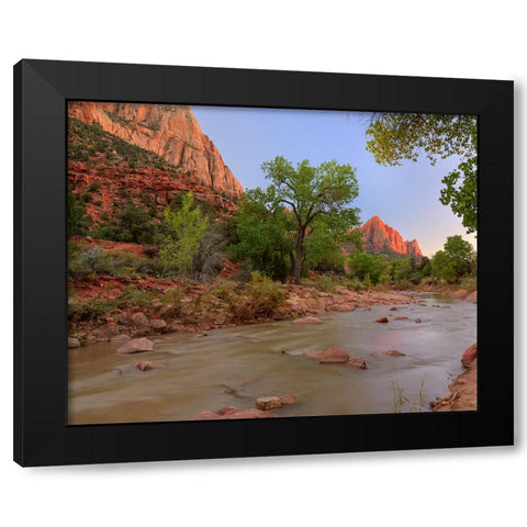 Banking On Beauty Black Modern Wood Framed Art Print with Double Matting by Sherrell, Bill