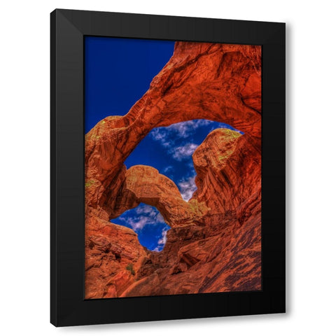 Double Arch Black Modern Wood Framed Art Print with Double Matting by Sherrell, Bill