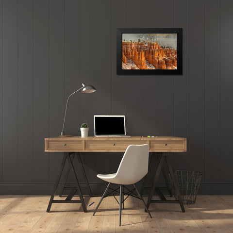 Rise And Shine Black Modern Wood Framed Art Print by Sherrell, Bill