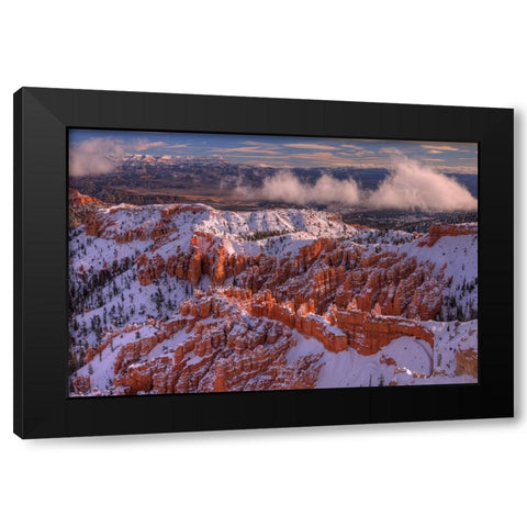 Rugged Purity Black Modern Wood Framed Art Print with Double Matting by Sherrell, Bill