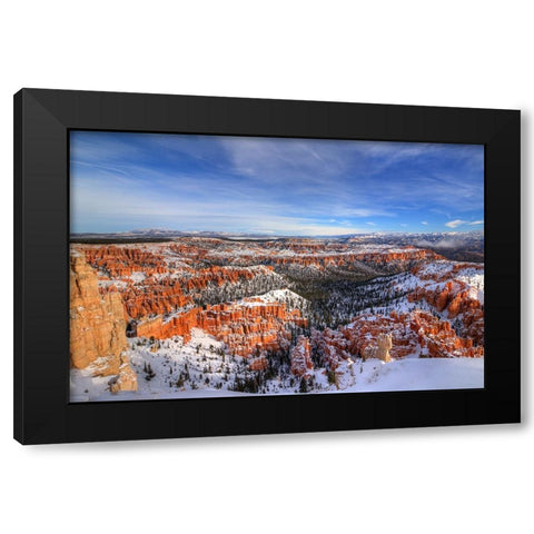 Transformation At Bryce Canyon Black Modern Wood Framed Art Print with Double Matting by Sherrell, Bill