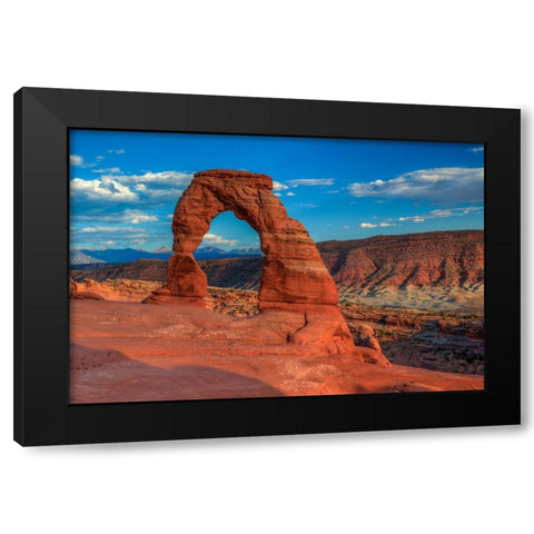 Delicate Arch 1 Black Modern Wood Framed Art Print by Sherrell, Bill