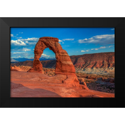 Delicate Arch 1 Black Modern Wood Framed Art Print by Sherrell, Bill