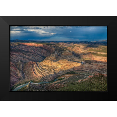 Dinosaur National Monument-Colorado Black Modern Wood Framed Art Print by Sherrell, Bill