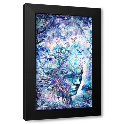 Dreams Of Unity Black Modern Wood Framed Art Print with Double Matting by Gray, Cameron