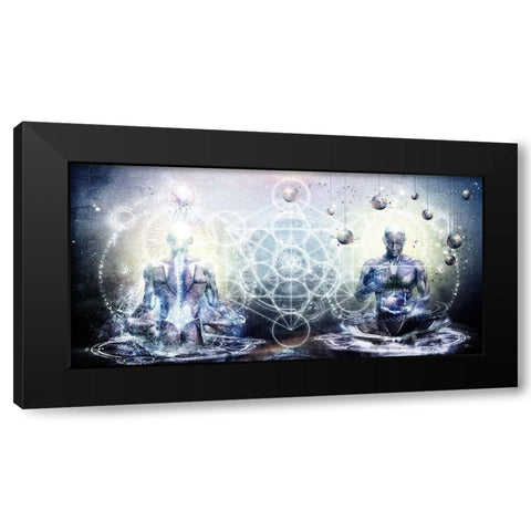 Experience So Lucid-Discovery So Clear Black Modern Wood Framed Art Print by Gray, Cameron