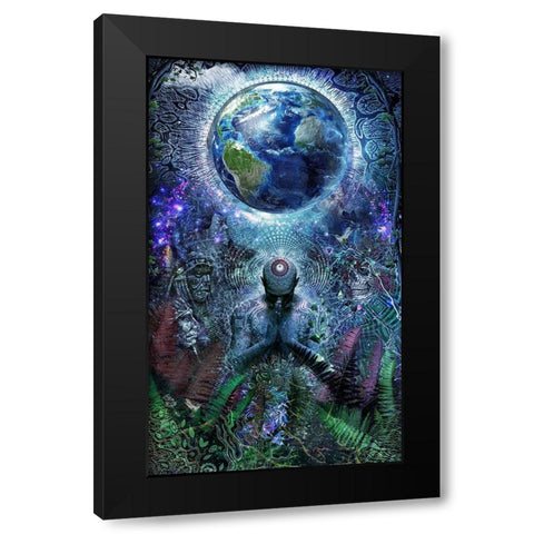 Gratitude For The Earth And Sky Black Modern Wood Framed Art Print by Gray, Cameron