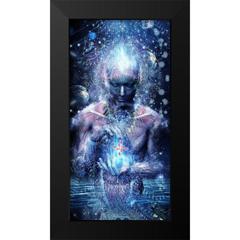 Silence Seekers Black Modern Wood Framed Art Print by Gray, Cameron