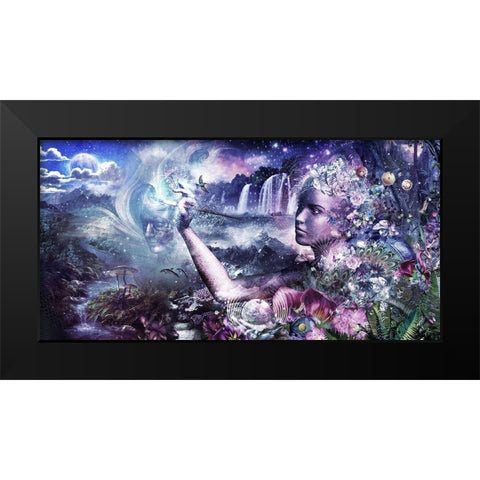 The Painter Black Modern Wood Framed Art Print by Gray, Cameron