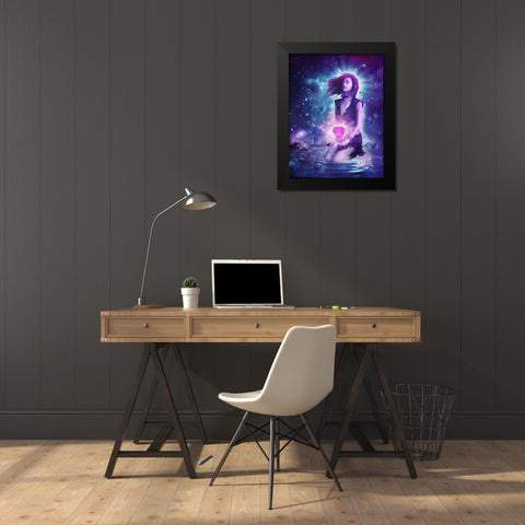 Dream Away Black Modern Wood Framed Art Print by Gray, Cameron