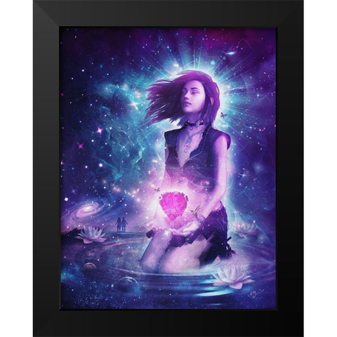 Dream Away Black Modern Wood Framed Art Print by Gray, Cameron