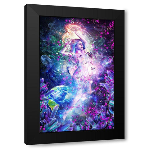 Encounter With The Sublime Black Modern Wood Framed Art Print with Double Matting by Gray, Cameron