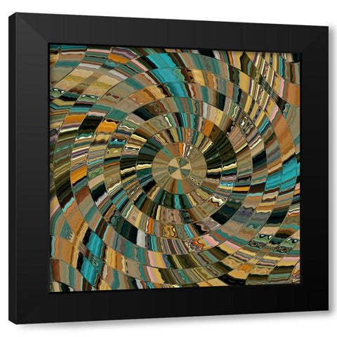 Ari-Zodiac Black Modern Wood Framed Art Print with Double Matting by Manlove, David