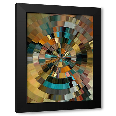 Arizona Prism Black Modern Wood Framed Art Print with Double Matting by Manlove, David