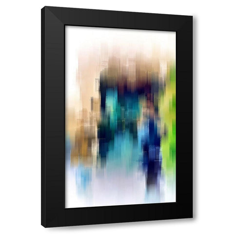 The Bystander Black Modern Wood Framed Art Print by Manlove, David