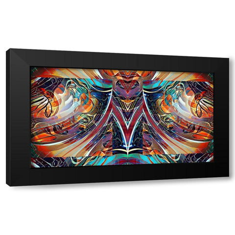 M2 Black Modern Wood Framed Art Print with Double Matting by Manlove, David
