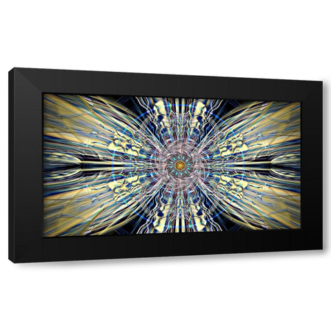 Plasmology Black Modern Wood Framed Art Print by Manlove, David