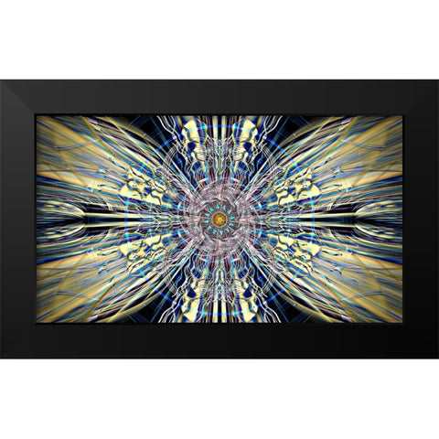 Plasmology Black Modern Wood Framed Art Print by Manlove, David