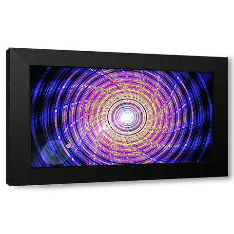 Phosphorus Propeller Black Modern Wood Framed Art Print with Double Matting by Manlove, David