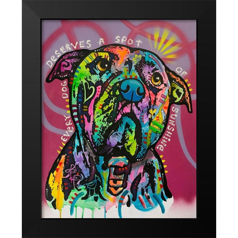 A Spot Of Sunshine Black Modern Wood Framed Art Print by Dean Russo Collection