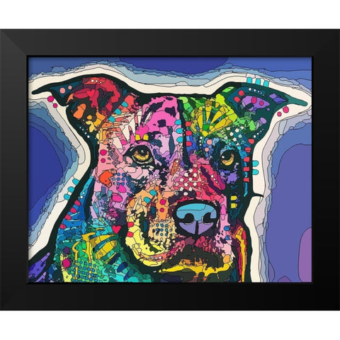 Life and Love Black Modern Wood Framed Art Print by Dean Russo Collection