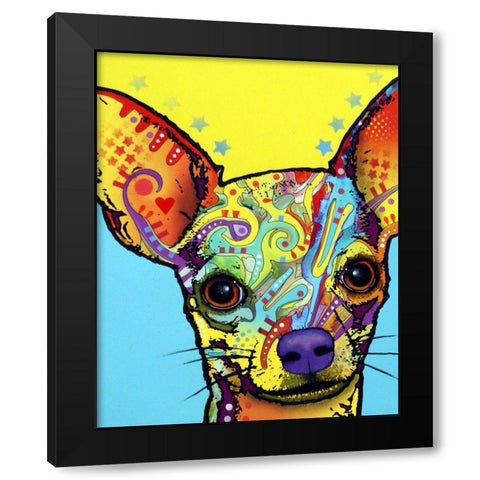 Chihuahua I Black Modern Wood Framed Art Print with Double Matting by Dean Russo Collection