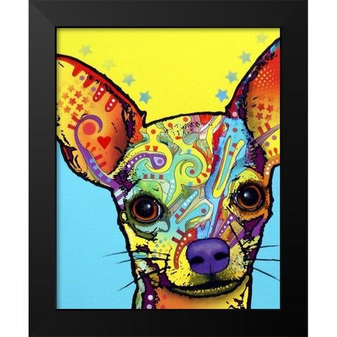 Chihuahua I Black Modern Wood Framed Art Print by Dean Russo Collection