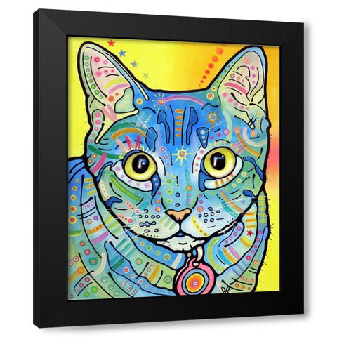 Vintage Maya Black Modern Wood Framed Art Print by Dean Russo Collection