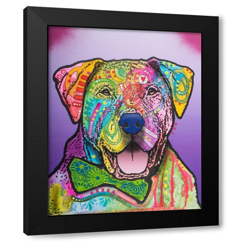 Charlie Brown Custom-002 Black Modern Wood Framed Art Print by Dean Russo Collection