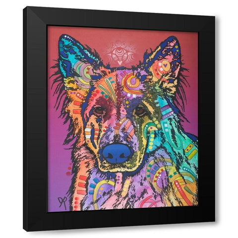 Timber Black Modern Wood Framed Art Print by Dean Russo Collection