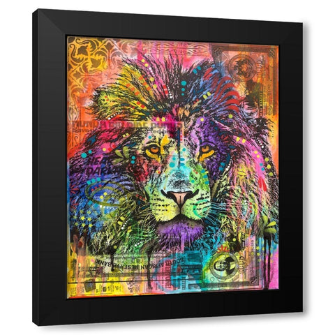 Reserve Black Modern Wood Framed Art Print with Double Matting by Dean Russo Collection