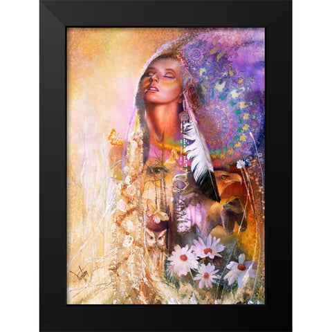 Sacred Visions Black Modern Wood Framed Art Print by Lund, Denton