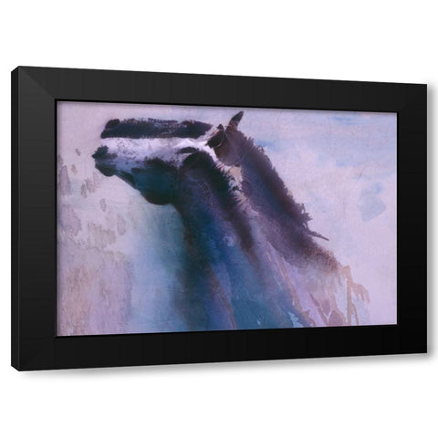 Shadows Black Modern Wood Framed Art Print with Double Matting by Lund, Denton