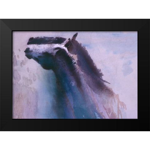 Shadows Black Modern Wood Framed Art Print by Lund, Denton