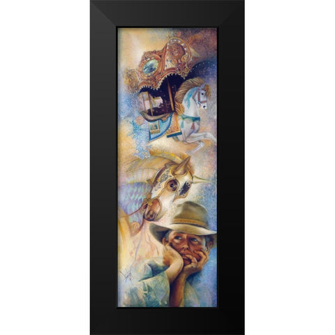 Daydreams Black Modern Wood Framed Art Print by Lund, Denton