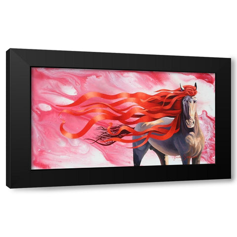 Black Watch Black Modern Wood Framed Art Print with Double Matting by Stevenson, Graeme