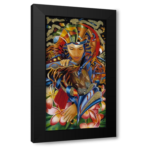 Isis Rising Black Modern Wood Framed Art Print with Double Matting by Stevenson, Graeme