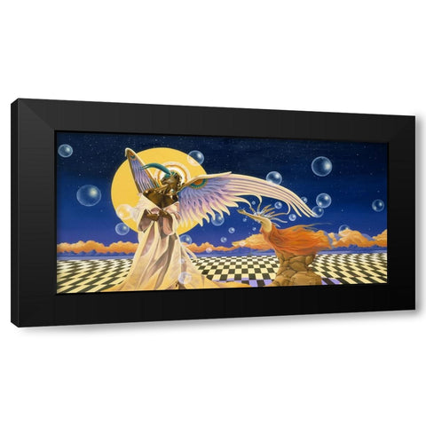 The Guff Black Modern Wood Framed Art Print with Double Matting by Stevenson, Graeme