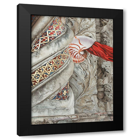 The Truth Be Known Black Modern Wood Framed Art Print by Stevenson, Graeme