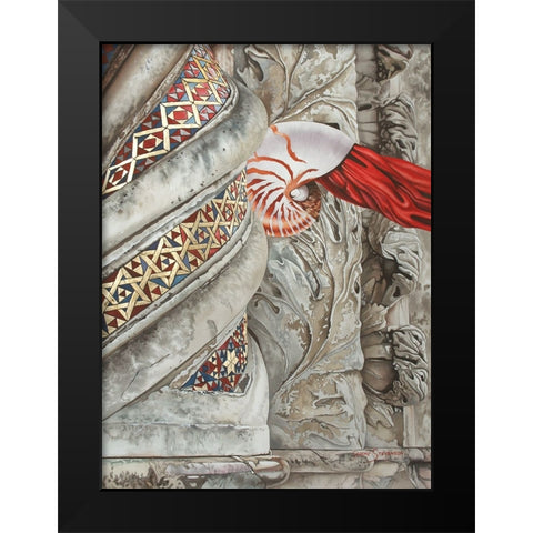 The Truth Be Known Black Modern Wood Framed Art Print by Stevenson, Graeme