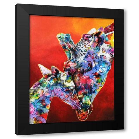 The Bond Black Modern Wood Framed Art Print by Stevenson, Graeme