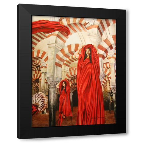 The Death Of Subjugation Black Modern Wood Framed Art Print with Double Matting by Stevenson, Graeme