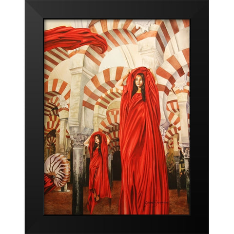The Death Of Subjugation Black Modern Wood Framed Art Print by Stevenson, Graeme