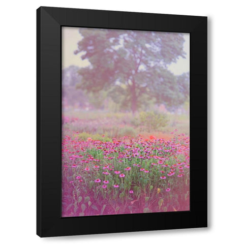 Monet Spring Black Modern Wood Framed Art Print with Double Matting by Jenny Rainbow Fine Art