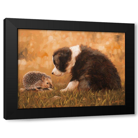 309 Black Modern Wood Framed Art Print with Double Matting by Silver, John