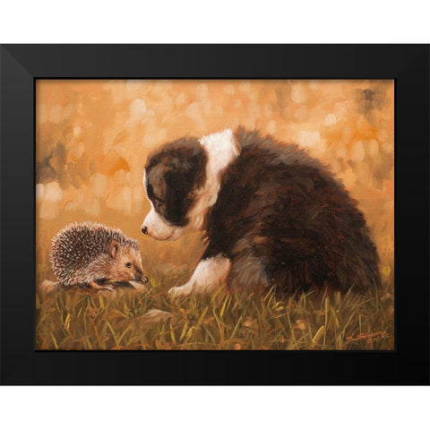 309 Black Modern Wood Framed Art Print by Silver, John