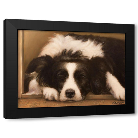 310 Black Modern Wood Framed Art Print with Double Matting by Silver, John