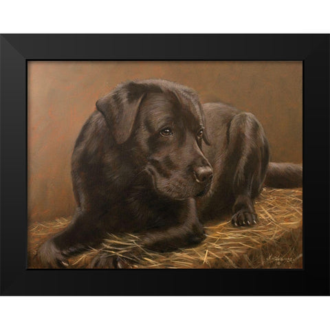 312 Black Modern Wood Framed Art Print by Silver, John